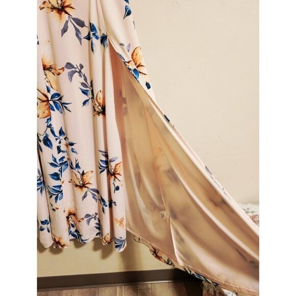 Mutli-Floral Print Midi Skirt by Lulus (size XS) - Picture 7 of 8